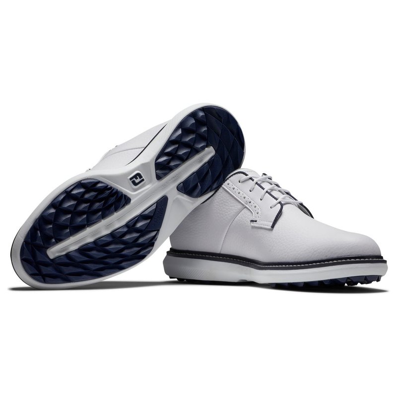 FootJoy Traditions Blucher Spikeless pánske golfové topánky, biele
