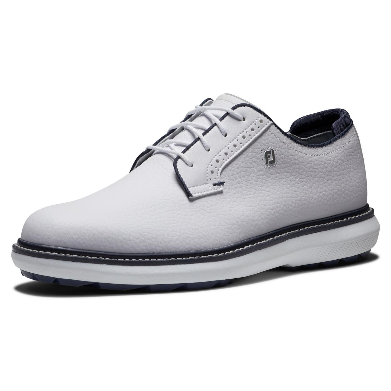 FootJoy Traditions Blucher Spikeless pánske golfové topánky, biele