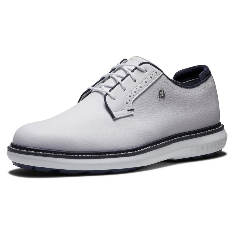 FootJoy Traditions Blucher Spikeless pánske golfové topánky, biele
