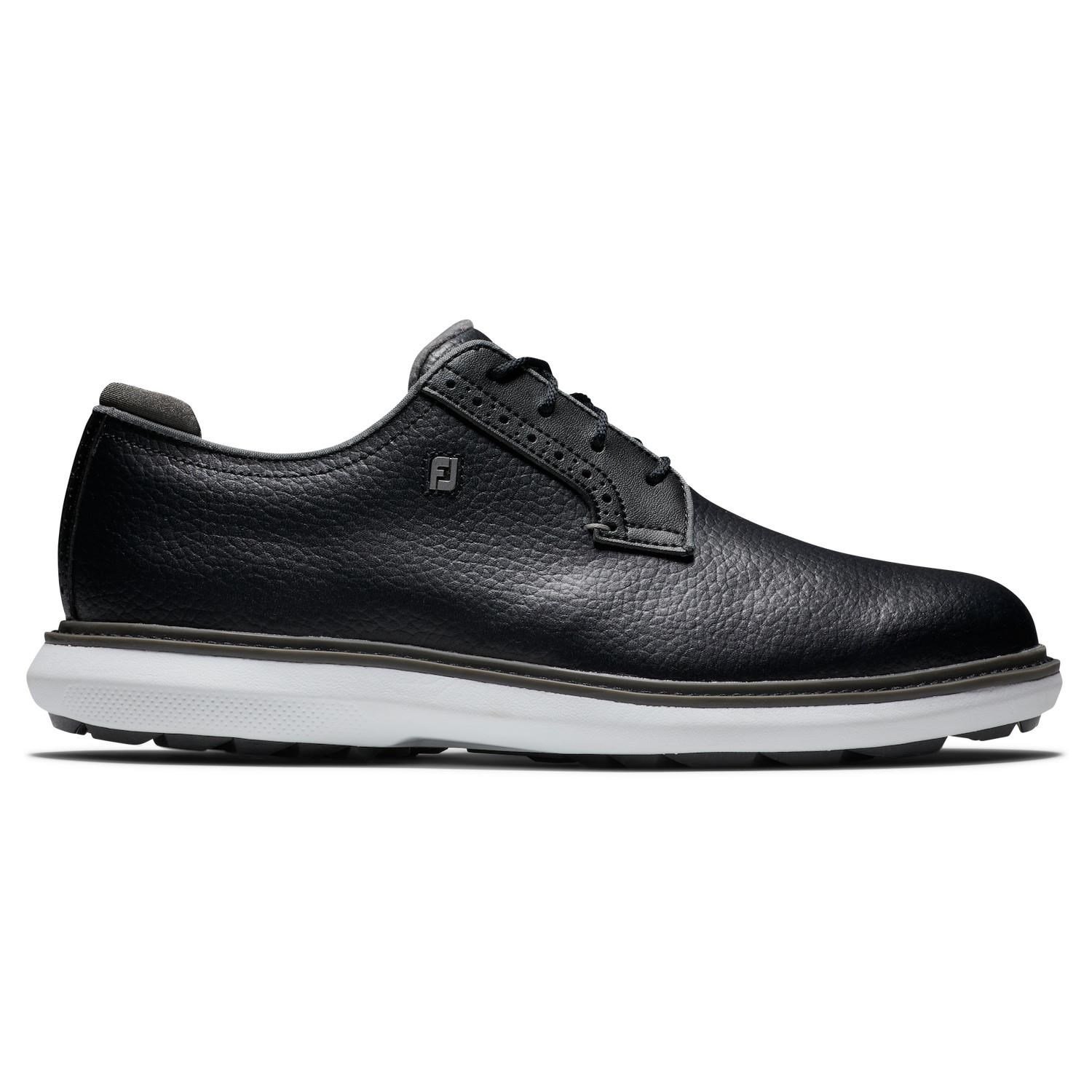 FootJoy Traditions Blucher pánske golfové topánky, čierno/šedo/biele