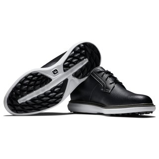 FootJoy Traditions Blucher pánske golfové topánky, čierno/šedo/biele