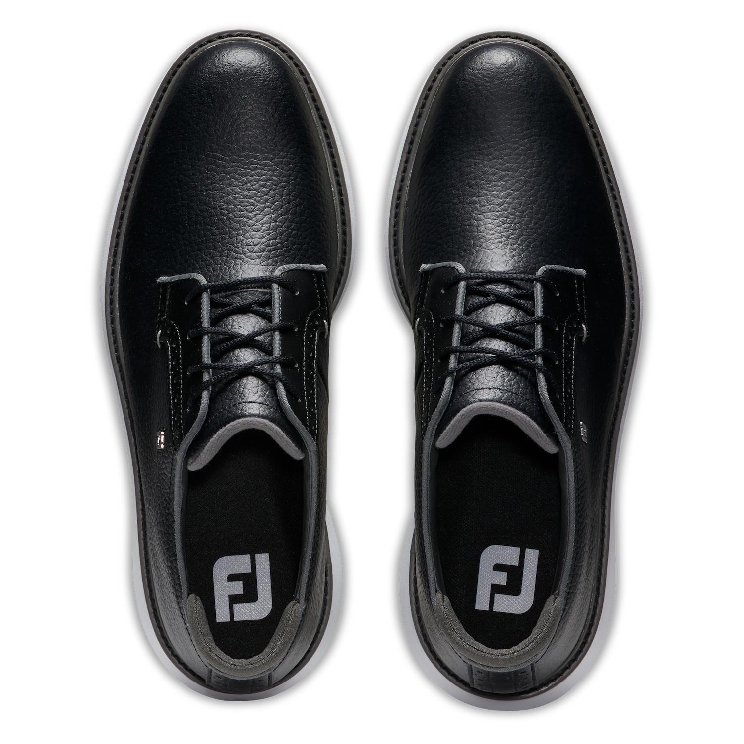 FootJoy Traditions Blucher pánske golfové topánky, čierno/šedo/biele