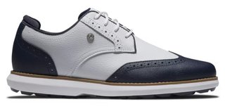 FootJoy Traditions Wing Tip dámske golfové topánky, biele