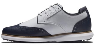 FootJoy Traditions Wing Tip dámske golfové topánky, biele