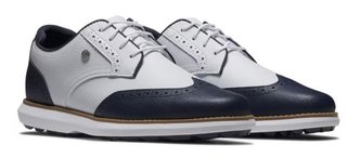 FootJoy Traditions Wing Tip dámske golfové topánky, biele
