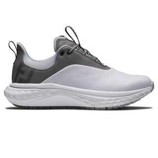 FootJoy Quantum Leather dámske golfové topánky, bielo/šedé