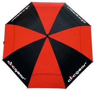 Clicgear Double Canopy golfový dáždnik 68", čierny/červený