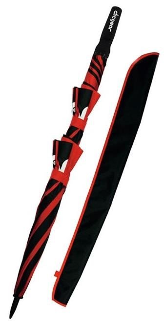 Clicgear Double Canopy golfový dáždnik 68", čierny/červený