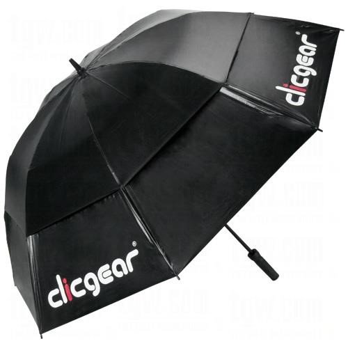 Clicgear Double Canopy golfový dáždnik 68", čierna