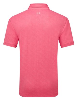FootJoy Speckle Print Pique pánske polo, pink lemonade