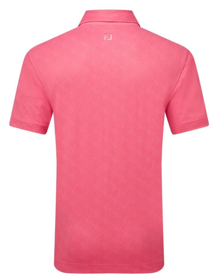 FootJoy Speckle Print Pique pánske polo, pink lemonade