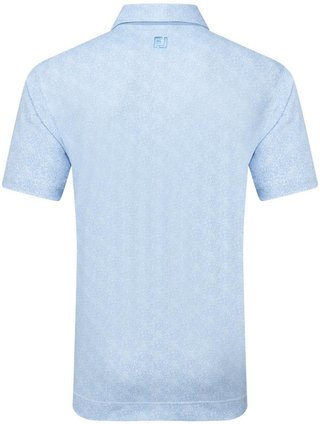 FootJoy Speckle Print Pique pánske polo, blue jay/white