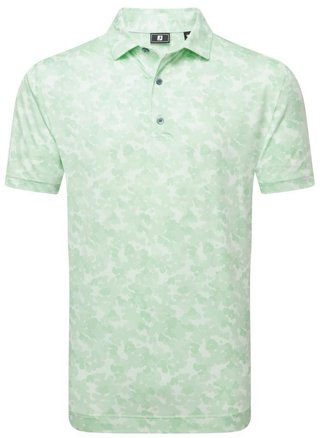 FootJoy Pop Camo Lisle pánske polo, pistachio