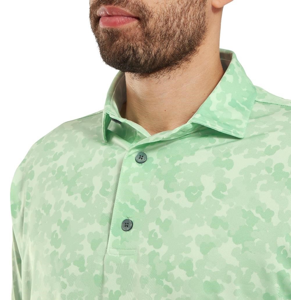 FootJoy Pop Camo Lisle pánske polo, pistachio