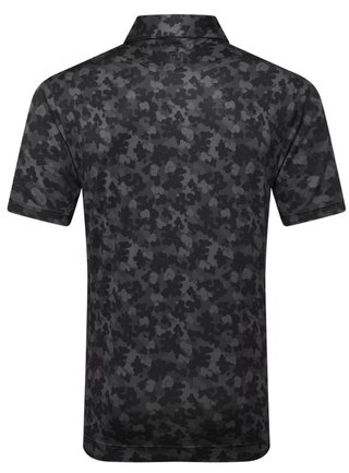 FootJoy Pop Camo Lisle pánske polo, čierne