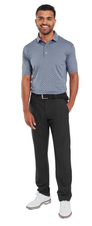 FootJoy Flower Bud Foulard Lisle pánske polo, flint