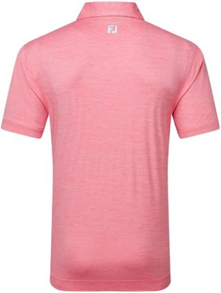 FootJoy Heather Lisle with Trim pánske polo, pink lemonade heather
