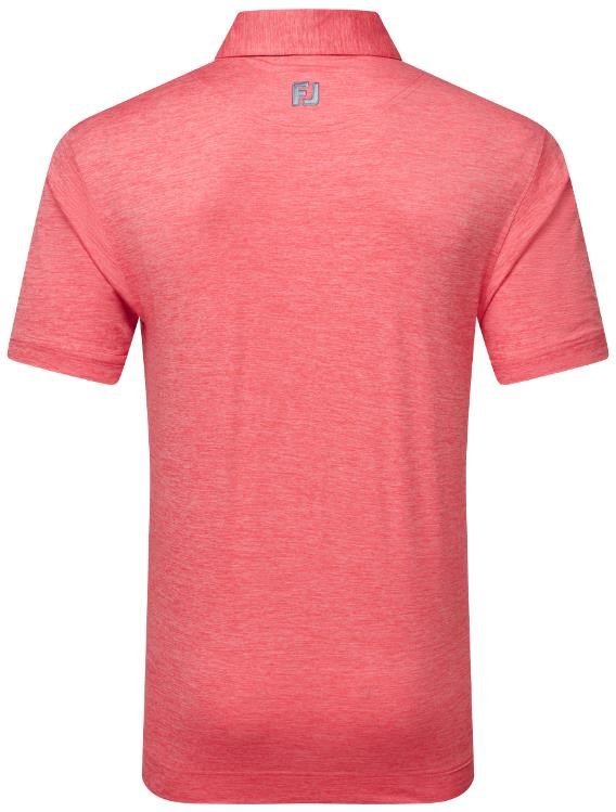 FootJoy Heather Lisle with Trim pánske polo, hibiscus heather