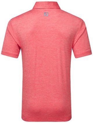 FootJoy Heather Lisle with Trim pánske polo, hibiscus heather
