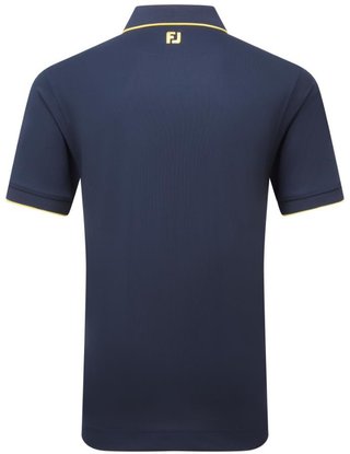 FootJoy Tipped Pique pánske polo, navy/taxi