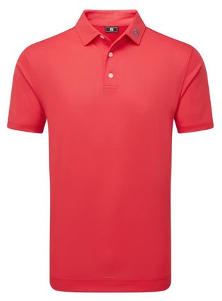 FootJoy Stretch Pique Solid pánske polo, hibiscus