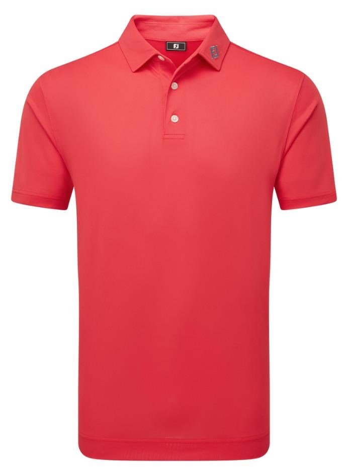 FootJoy Stretch Pique Solid pánske polo, hibiscus