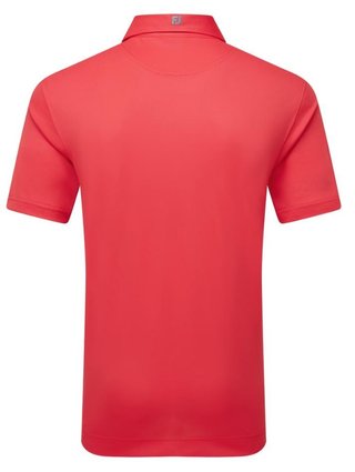 FootJoy Stretch Pique Solid pánske polo, hibiscus