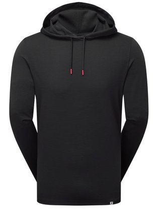 FootJoy Ottoman Jacquard pánska mikina, čierna