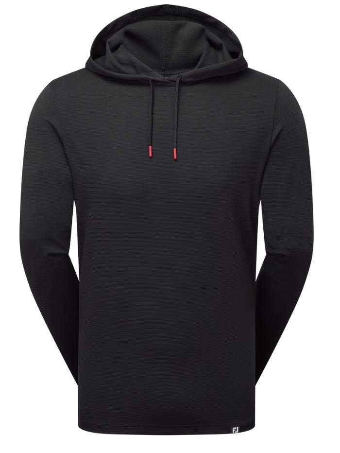 FootJoy Ottoman Jacquard pánska mikina, čierna