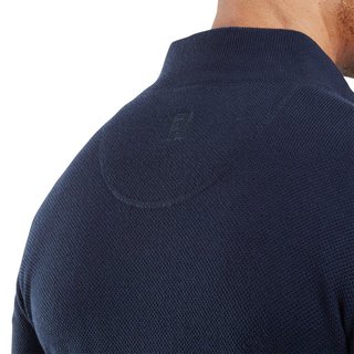 FootJoy Drirelease Button Placket pánsky sveter, dark denim