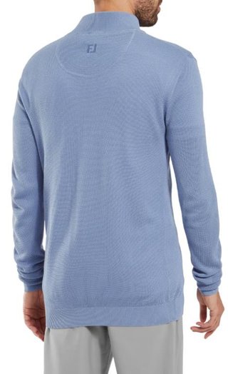 FootJoy Drirelease Button Placket pánsky sveter, blue jay