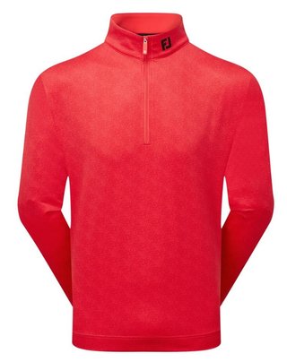 FootJoy Speckle Print Chill-Out pánska mikina, hibiscus