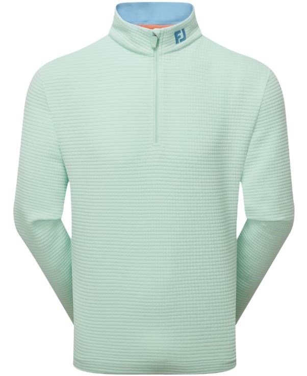 FootJoy Quilt Texture Chill-Out pánska mikina, pistáciová