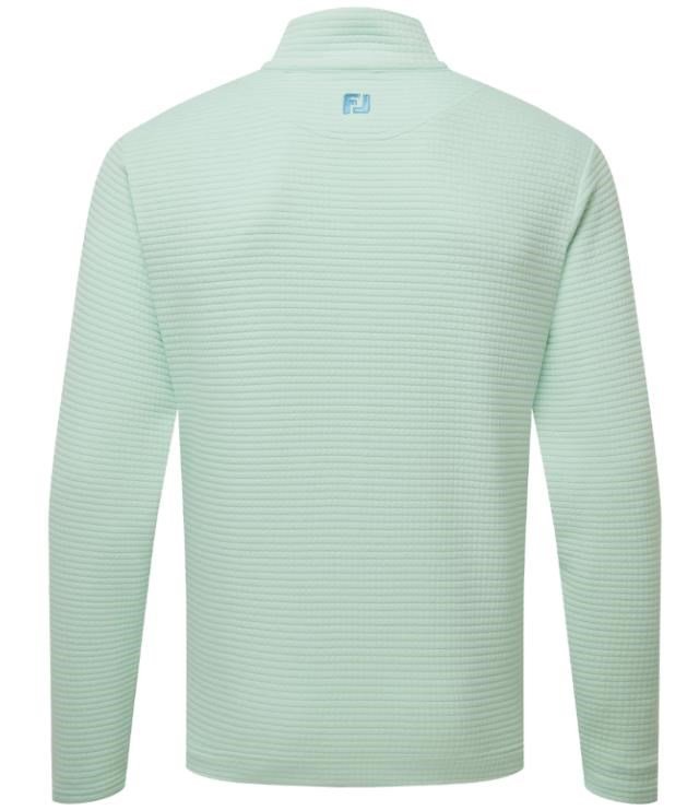 FootJoy Quilt Texture Chill-Out pánska mikina, pistáciová