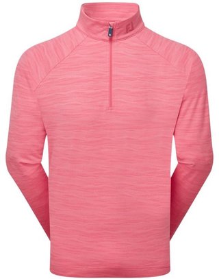 FootJoy Wave Jacquard Chill-Out pánska mikina, pink lemonade