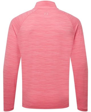 FootJoy Wave Jacquard Chill-Out pánska mikina, pink lemonade