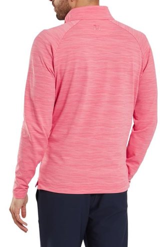 FootJoy Wave Jacquard Chill-Out pánska mikina, pink lemonade