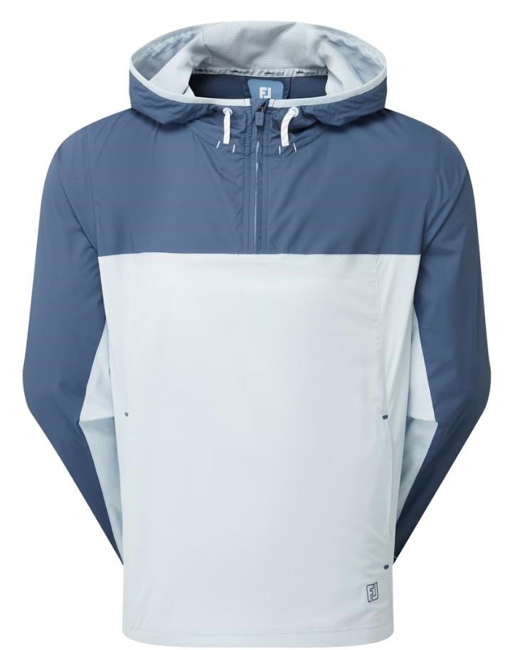 FootJoy TempoSeries Hoodie pánska bunda, dark denim/skyway