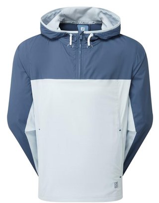 FootJoy TempoSeries Hoodie pánska bunda, dark denim/skyway
