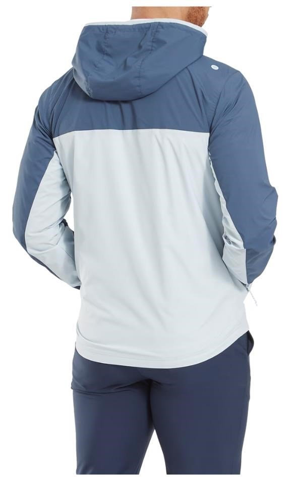 FootJoy TempoSeries Hoodie pánska bunda, dark denim/skyway