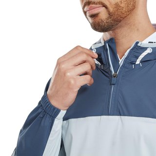 FootJoy TempoSeries Hoodie pánska bunda, dark denim/skyway