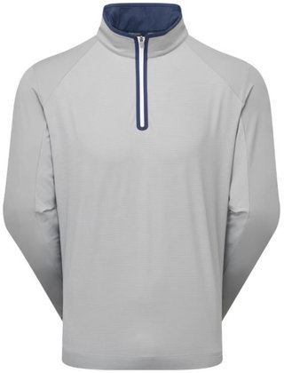 FootJoy TempoSeries Mixed Texture Chill-Out pánska mikina, sivá