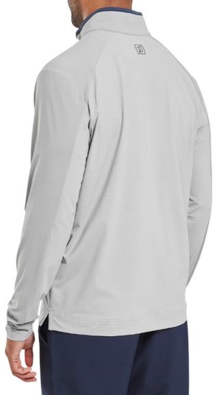 FootJoy TempoSeries Mixed Texture Chill-Out pánska mikina, sivá