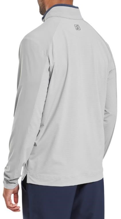 FootJoy TempoSeries Mixed Texture Chill-Out pánska mikina, sivá