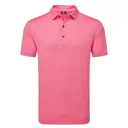 FootJoy Painted Floral Lisle pánske polo, pink lemonade