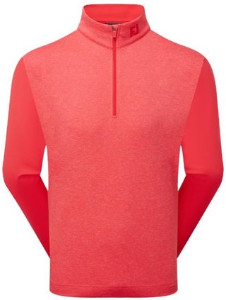 FootJoy Tonal Heather Chill-Out pánska mikina, hibiscus