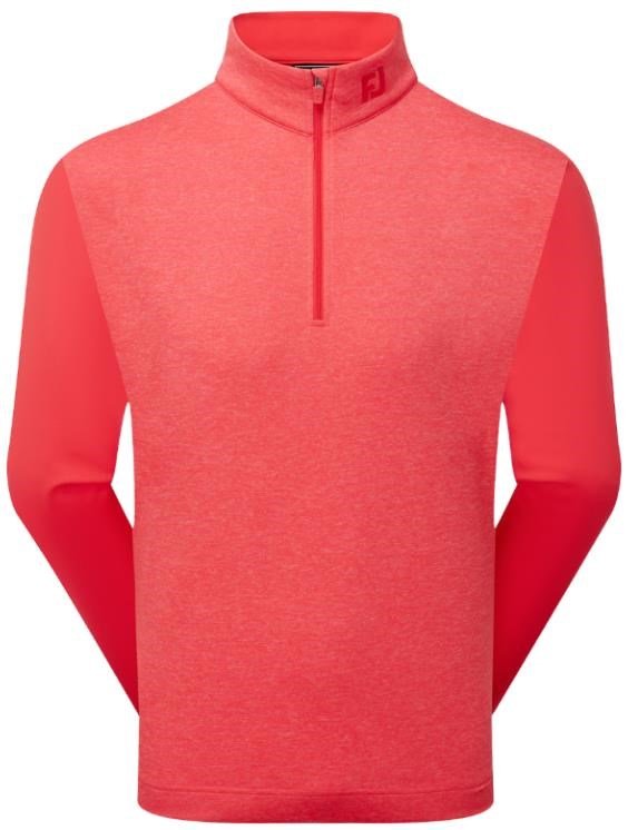 FootJoy Tonal Heather Chill-Out pánska mikina, hibiscus