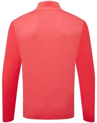 FootJoy Tonal Heather Chill-Out pánska mikina, hibiscus