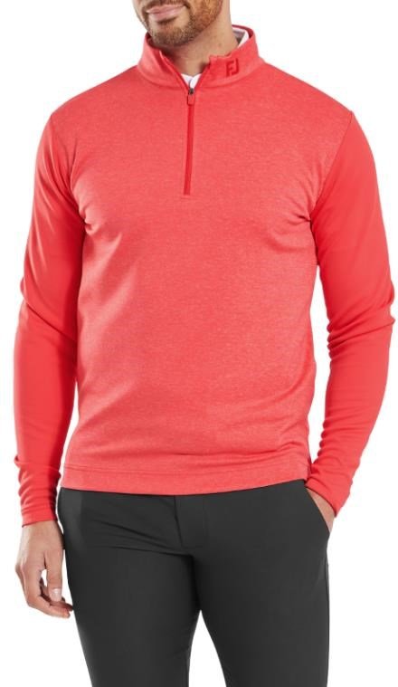 FootJoy Tonal Heather Chill-Out pánska mikina, hibiscus