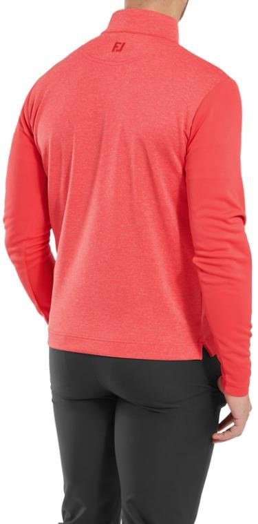 FootJoy Tonal Heather Chill-Out pánska mikina, hibiscus